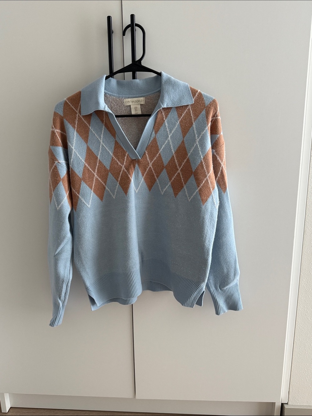 Light Blue Collared Sweater